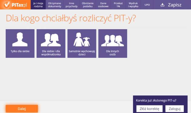 Dla kogo chciałbyć rozliczyć PIT-y?