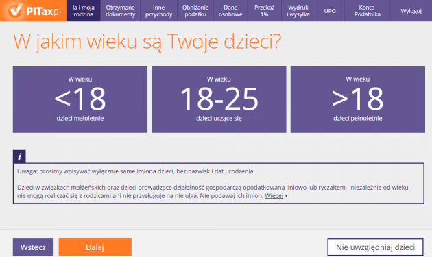 W jakim wieku są Twoje dzieci?