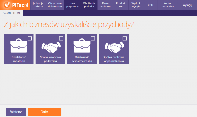 Rodzaj działalności gospodarczej