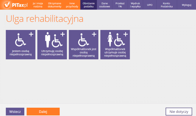 Ulga rehabilitacyjna