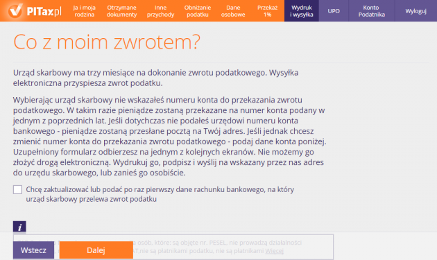 Co z moim zwrotem?