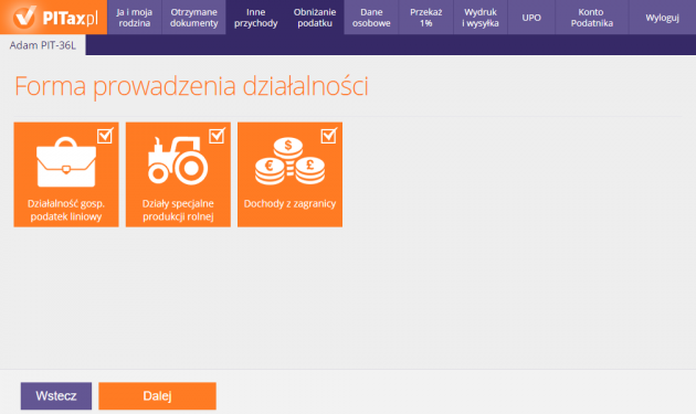 Źródła przychodów