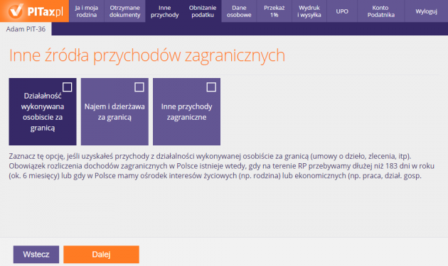 Źródła przychodów zagranicznych 2