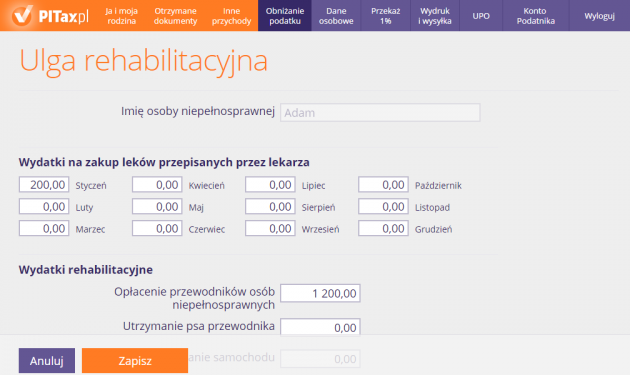 Ulga rehabilitacyjna - szczegóły