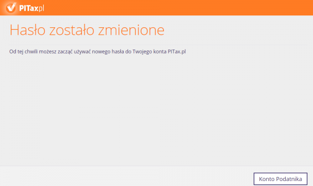 Hasło zostało zmienione
