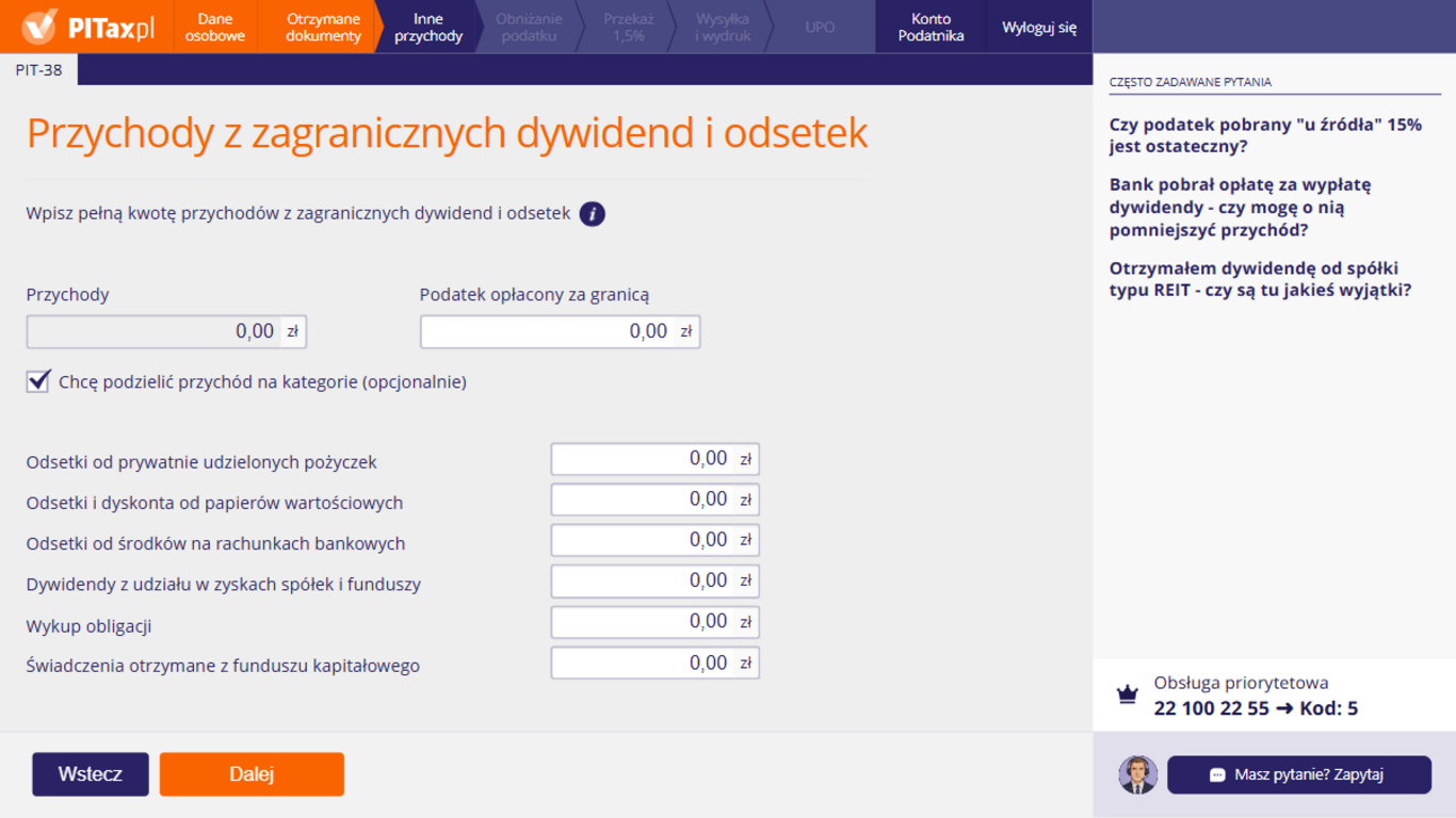 Zagraniczne dywidendy