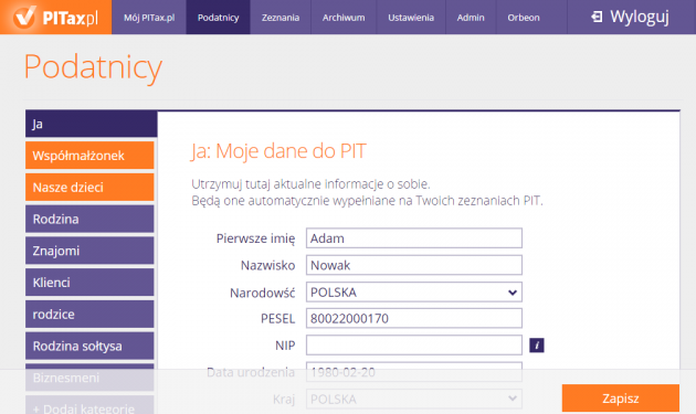 Podatnicy