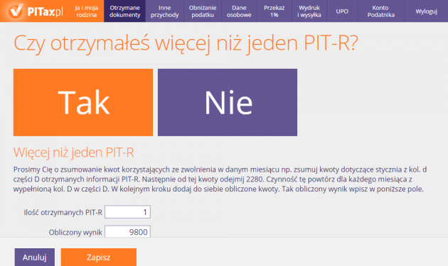 Przychody z obowiązków społecznych i obywatelskich (PIT-R)